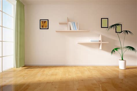 Как оформить комнату без мебели - варианты стенок